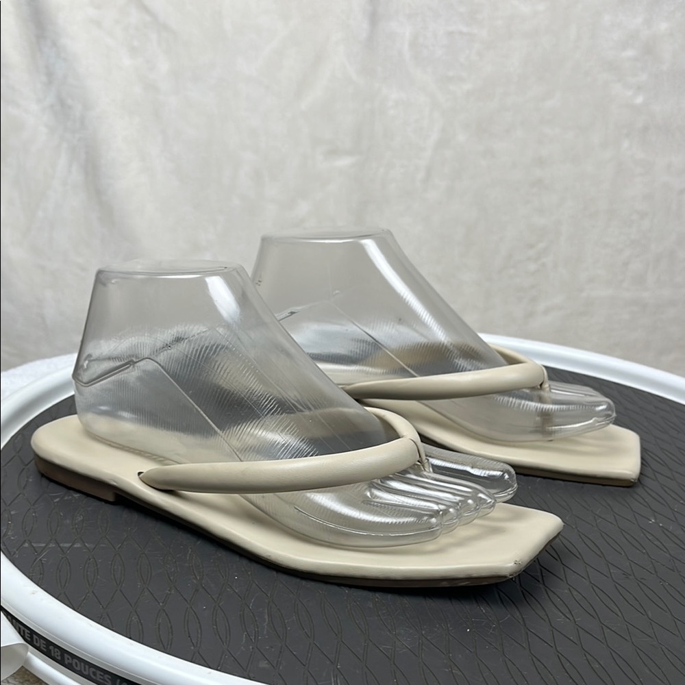 Elegant Cream Women's Sandals Womens 7